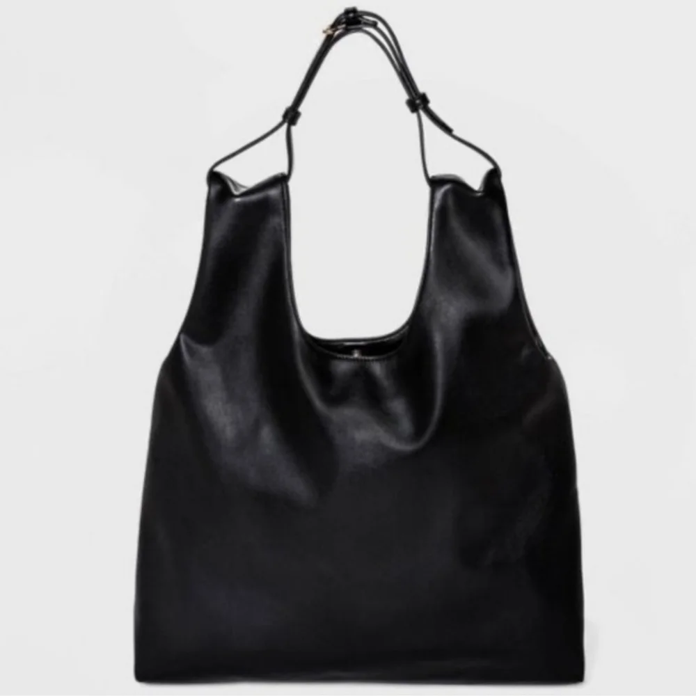 A New Day - Faux Leather Purse -Black